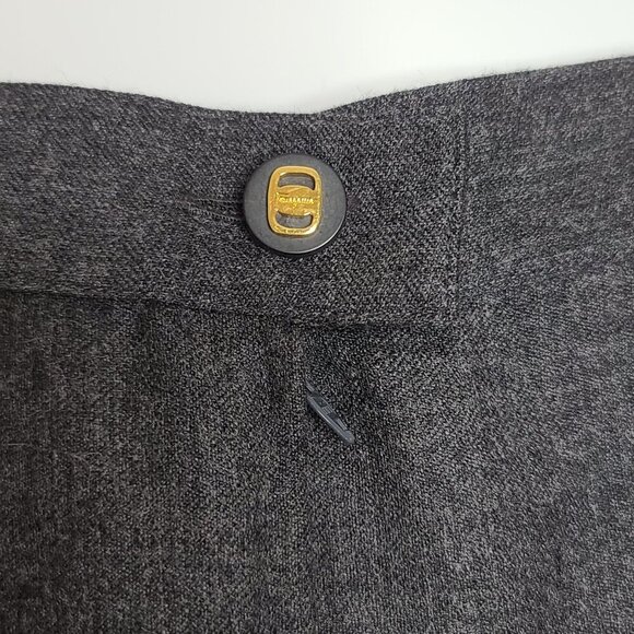 Salvatore Ferragamo Vintage Dead Stock with Tags‎ Wool Pencil Skirt Gray Size 10 - Picture 7 of 12